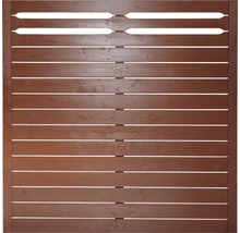 Drevený plotový diel s horizontálnymi lamelami