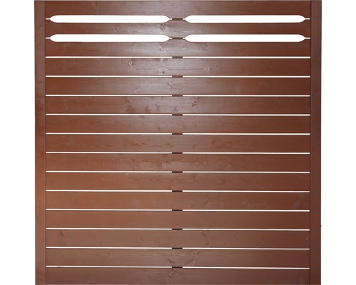 Drevený plotový diel s horizontálnymi lamelami