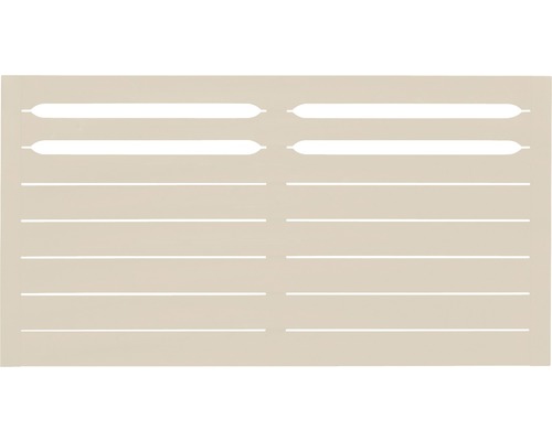 Vetracie mriežka s vodorovnými lamelami