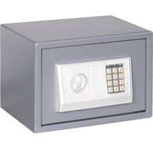 Sivý trezor s digitálnym číselným zámkom