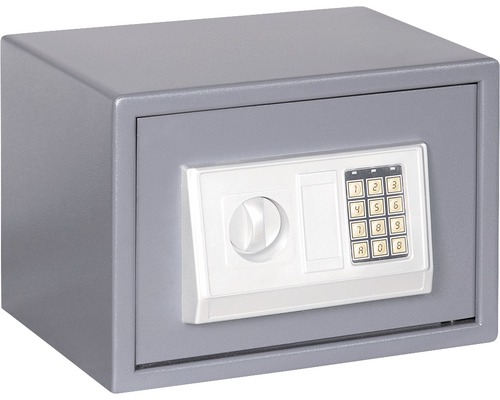 Trezor digitálny 350x250x250 mm Sivý trezor s digitálnym číselným zámkom