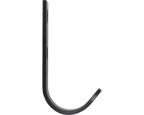 Kovový hák s dvoma montážnymi otvormi