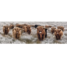 Obraz na plátne Stádo dobytka 150x50 cm-thumb-0