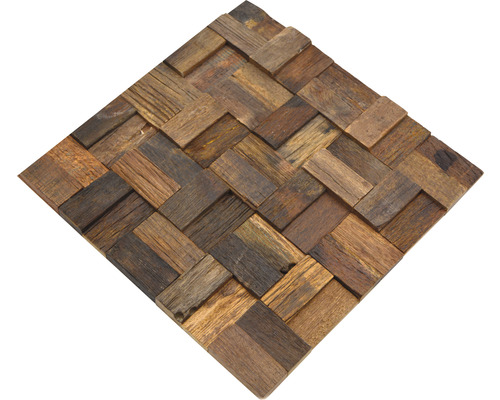 Štvorcová drevená obkladačka