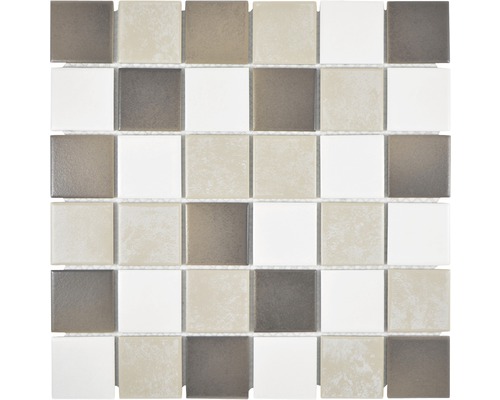 Keramická mozaika CD 218 štvorec 30,6x30,6 cm mix béžovohnedá-0