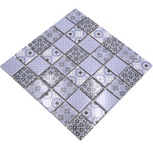 Keramická mozaika CD CL48B štvorec Classico 29,7x29,7 cm modrá-thumb-3