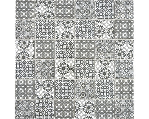 Keramická mozaika CD CL48S štvorec Classico 29,7x29,7 cm čierna