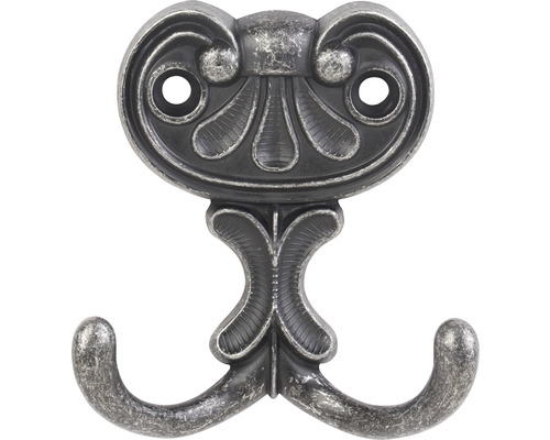 Kovový vešiak na šaty s dvomi háčikmi