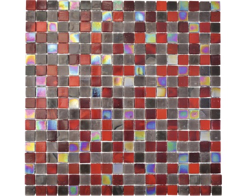 Sklenená mozaika GM MRY 200 29,5x29,5 cm hnedá/červená-0