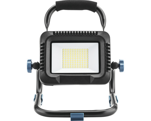 LED stavebný reflektor s rukoväťou a nastaviteľným rámom