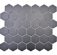 Keramická mozaika HX AT59 šesťuholník uni čierna-thumb-0