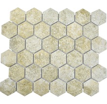 Keramická mozaika HX Curio GB šesťuholník 32,5x28,1 cm béžová-thumb-0