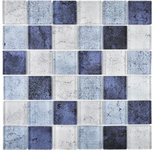 Sklenená mozaika XCM Moon26 29,8x29,8 cm modrá-thumb-0
