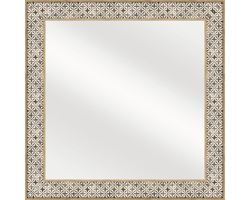 Zrkadlo v dekoratívnom ráme Shabby 49 x 49 cm
