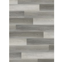 Samolepiaca vinylová podlaha sivá Ohio dlaždica 91 x 15 cm balenie 15 ks