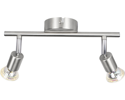 Stropné svietidlo s dvoma reflektormi z kovu