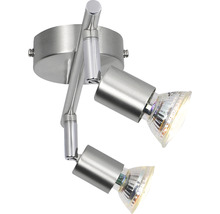 Stropné svietidlo s dvoma bodovými svetlami