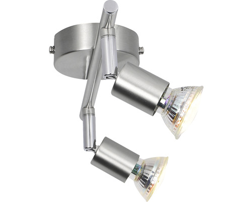 Stropné svietidlo s dvoma bodovými svetlami