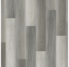 Samolepiaca vinylová podlaha sivá Ohio dlaždica 91 x 15 cm balenie 15 ks