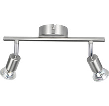 Stropné svietidlo s dvoma bodovými svetlami