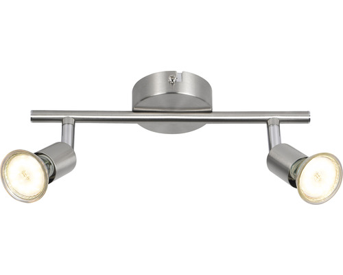 Stropné svietidlo s dvoma reflektormi z kovu