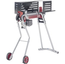 Štiepačka na drevo AL-KO s odkladacím priestorom na štiepané drevo a kolieskami