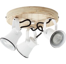 LED bodové svietidlo Brilliant Seed GU10 3x5 W biela