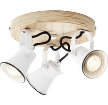 LED bodové svietidlo Brilliant Seed GU10 3x5 W biela