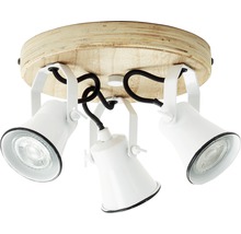 LED bodové svietidlo Brilliant Seed GU10 3x5 W biela