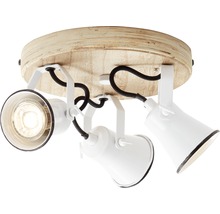 LED bodové svietidlo Brilliant Seed GU10 3x5 W biela
