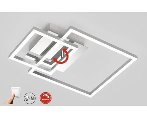 Stropné svietidlo s otočnými prvkami a funkciou stmievania