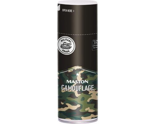 Farba v spreji Camouflage Yellow Olive RAL6014 400 ml Maston Camouflage sprej