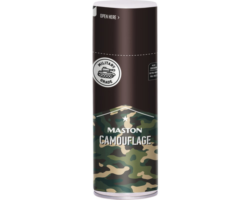 Farba v spreji Maston Camouflage Mud Brown RAL 8027 hnedá 400 ml Maston Camouflage sprejová dóza blato hnedá