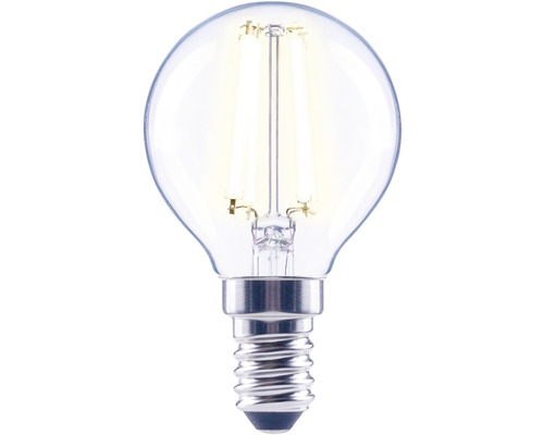 Guľatá LED žiarovka s malou skrutkovacou päticou