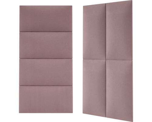 Dva čalúnené nástenné panely na absorpciu zvuku