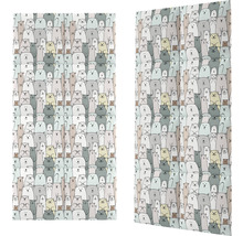 Dekoračná látka s motívom medveďa pre interiérové dekorácie