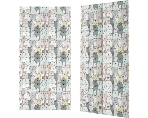 Dekoračná látka s motívom medveďa pre interiérové dekorácie