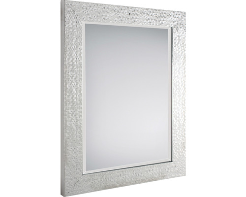Nástenné zrkadlo TANJA strieborné 55x70 cm
