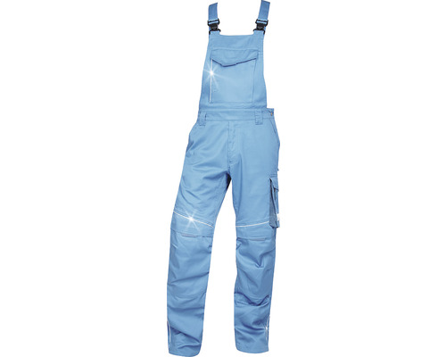 Nohavice s náprsenkou Summer modré veľkosť 46