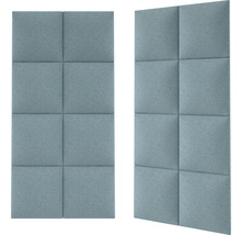 Dva zvukové panely so štvorcovým usporiadaním.