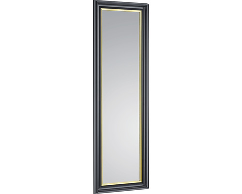 Nástenné zrkadlo WANDA čierne/zlaté 50x150 cm