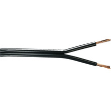 Reproduktorový kábel LS-FL 2x2,5 mm² čierny metrážový tovar-thumb-0