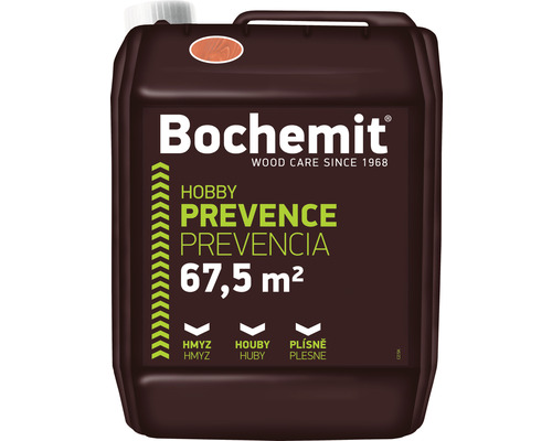 Impregnácia dreva Bochemit Hobby Prevence hnedý 5 l Bochemit ochrana dreva pre hobby použitie, vhodné pre 67,5 metra štvorcového