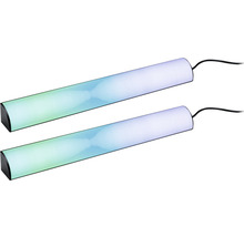 Dva LED svetelné panely s káblom