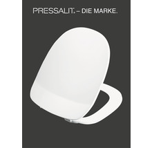 Logo spoločnosti Pressalit nad záchodovou doskou