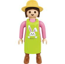 Figúrka ženy s klobúkom a zásterou