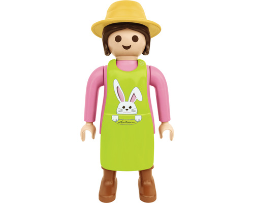 Figúrka ženy s klobúkom a zásterou