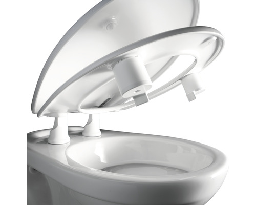 Otvorené WC sedadlo na toalete