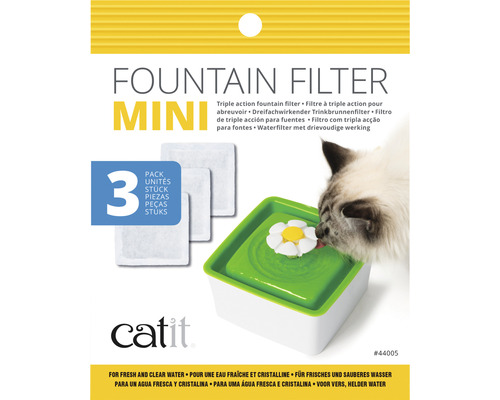 Filtračná náplň do fontány pre mačky mini Catit Senses 2.0 Flower 3 ks