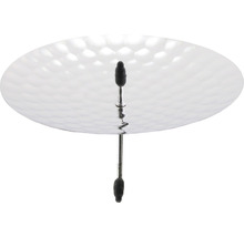 Kovový poklop na jedlo s rúčkou